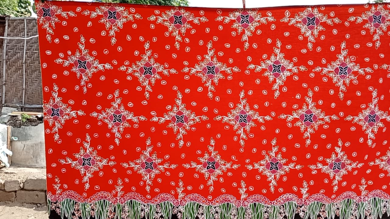 batik batu koral